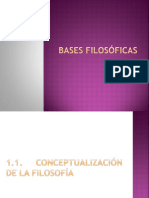 Bases Filosóficas 