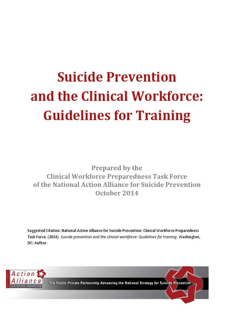 Suicide Prevention Training Guidelines | PDF | Preventive Healthcare ...