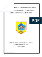 Rencana Kerja Operasional FKD Desa Samong