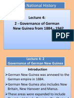 Lecture 4-2 Governance of New Guinea BY YAMSOB MOSES