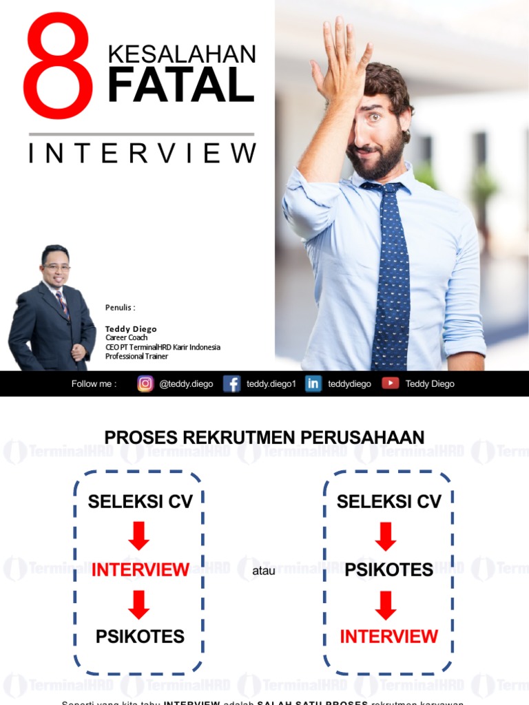 7 Kesalahan Fatal Saat Interview | PDF
