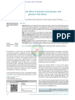 Antimicrobial Effect of Platelet Rich Plasma and Platelet Rich Fibrin