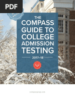 Compass Guide To Admission Testing 2017-2018