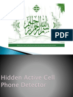 Hidden Active Cell Phone Detector