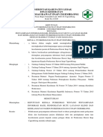 Penyampaian Informasi Hasil Peningkatan Mutu Layanan Klinis Dan Keselamatan Pasien Puskesmas CGB