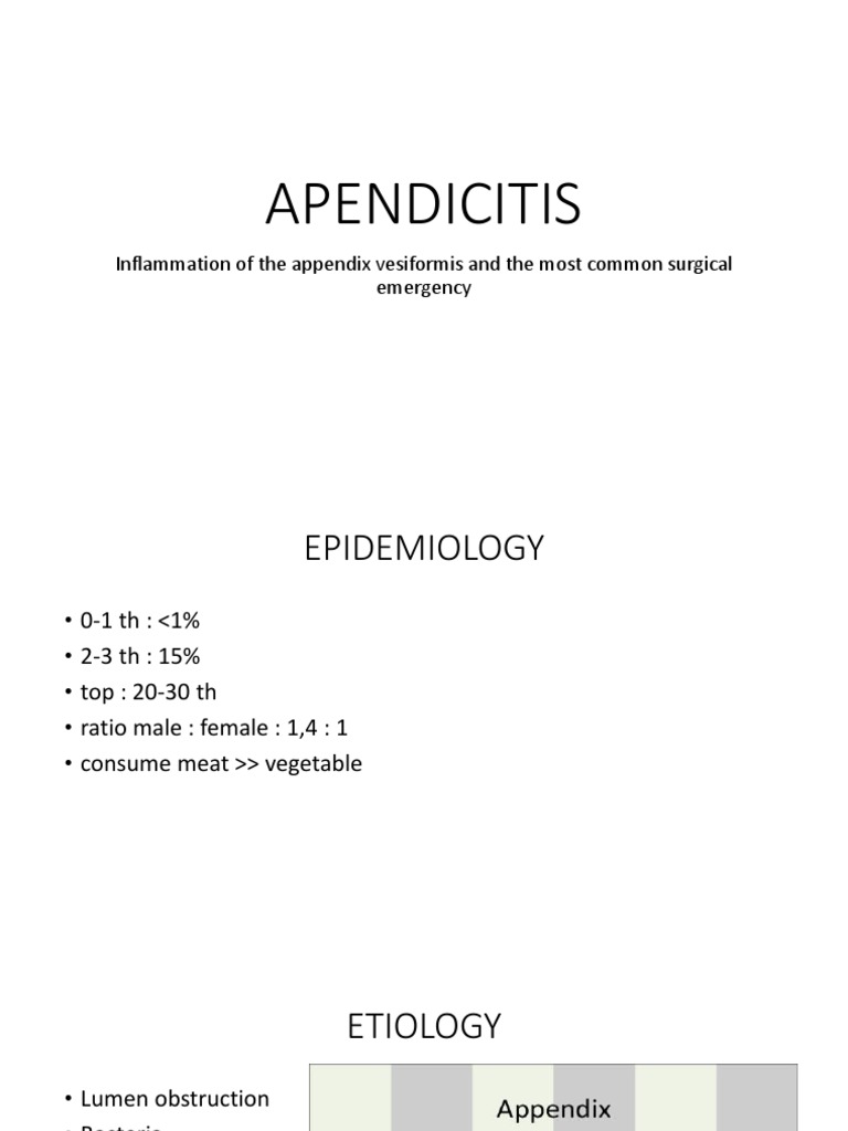 Understanding Appendicitis: Symptoms & Treatment | PDF | Science ...