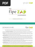 Fipezap 201808 Residencial Locacao