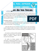 Ficha Origen de Los Incas Para Cuarto de Primaria (1)
