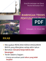 Bimbingan Teknis Penyusunan RKAB