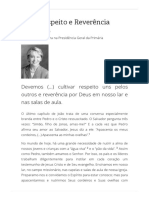 Respeito e Reverência - Liahona PDF