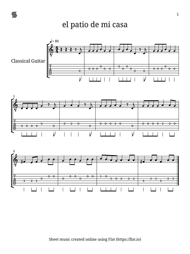 El Patio de Mi Casa PDF