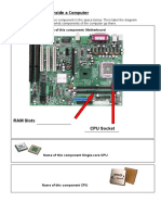 Activity 1.2 - Look Inside A Computer: Name of This Component: Motherboard