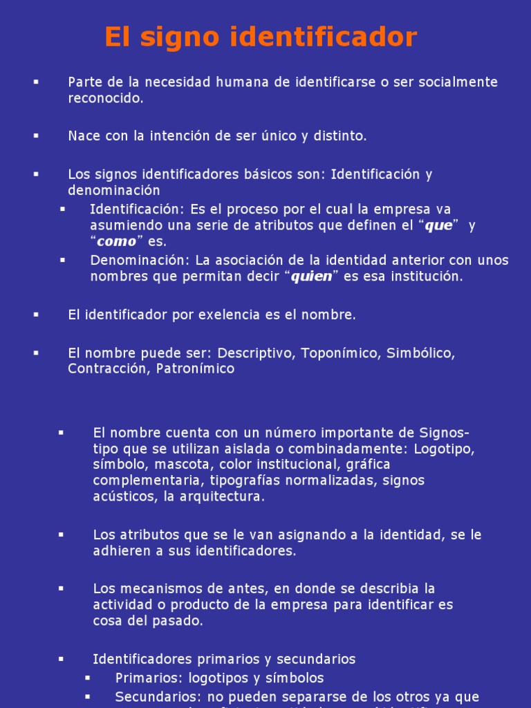 Signos Identificadores y Marcas | PDF | Los símbolos | Logos