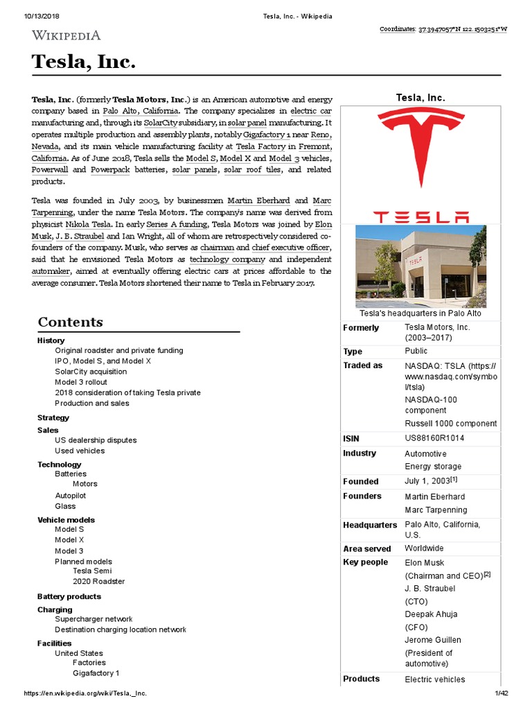 Grha Tesla, PDF, Tesla Model S