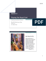 Daniel 4: Playing The Royal Fool