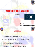 Independencia de Venezuela 1806 1812