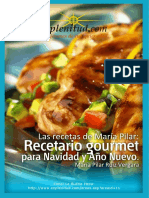 Recetario Gourmet para Navidad y Año Nuevo - M Pilar Ruiz