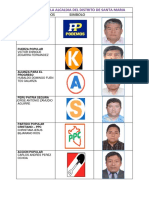 Candidatos Del Distrito de Santa Maria Provincia de Huaura Dpto. Lima