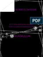 Kajian Kurikulum KHSR