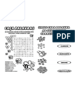 Caça palavras e ligue coletivos