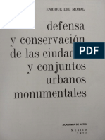 Defensa y Conservacion de Los Conjuntos Urbanos y Monumentales