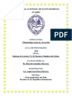 Informe Lectura (7) El Mosaico Climático Del Globo