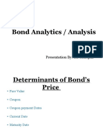 Bond Analytics / Analysis: Presentation By: R.Natarajan