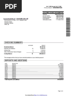 Sample Bank Statement 1 Pdf Cheque Debits And Credits