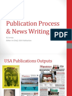 Presentation Re Journalism Process and News Writing