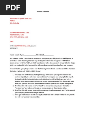 Validation Letter Hybrid One