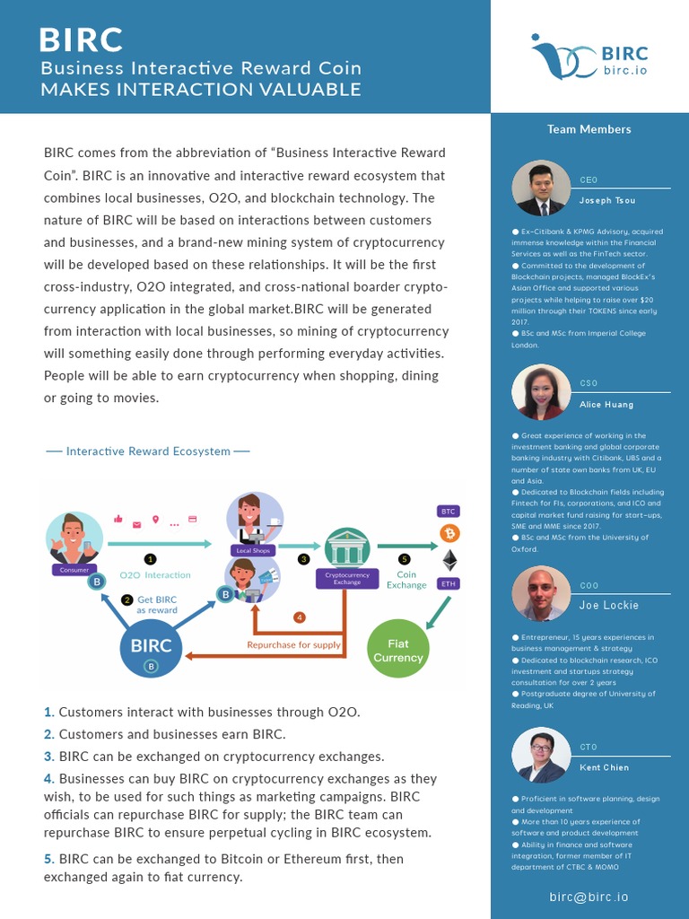 Creating Business Interactive Reward Coin | PDF | Cryptocurrency |  Financial Technology