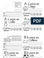 Abecedario para Recortar PDF