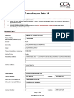 GTP 14 Application Form