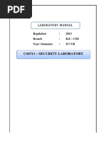 CS6711 Security Lab Manual