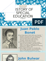 History of Special Education PP