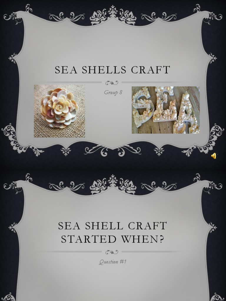 Sea Shell Craft: Ideas and Techniques | PDF