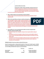 Acctg 14 Absorption Variable Costing