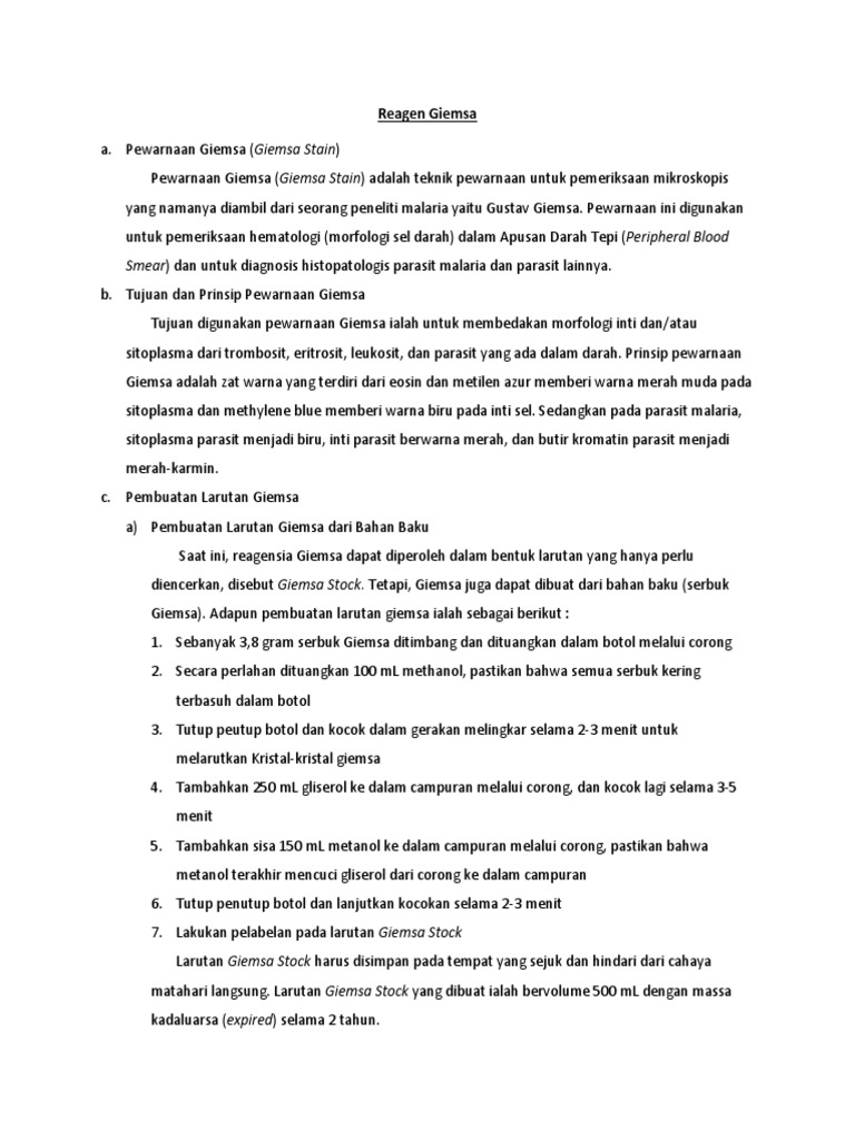 Giemsa Docx
