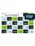 Alphabet Poster