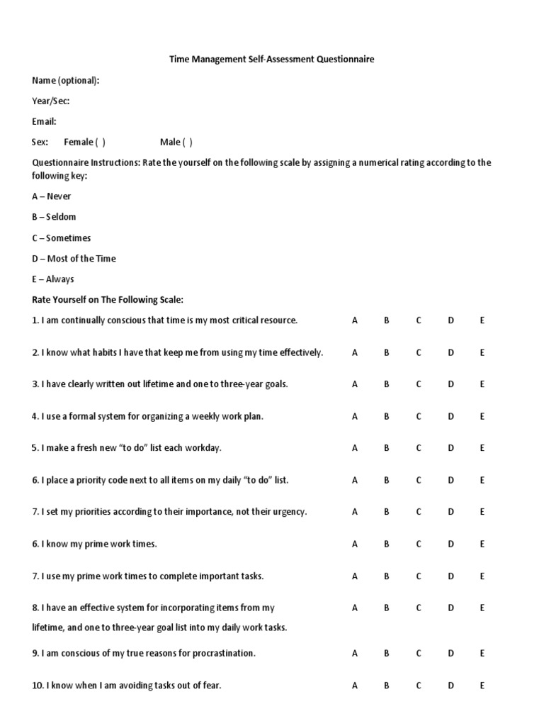 time-management-questionnaire-time-management-professional-skills