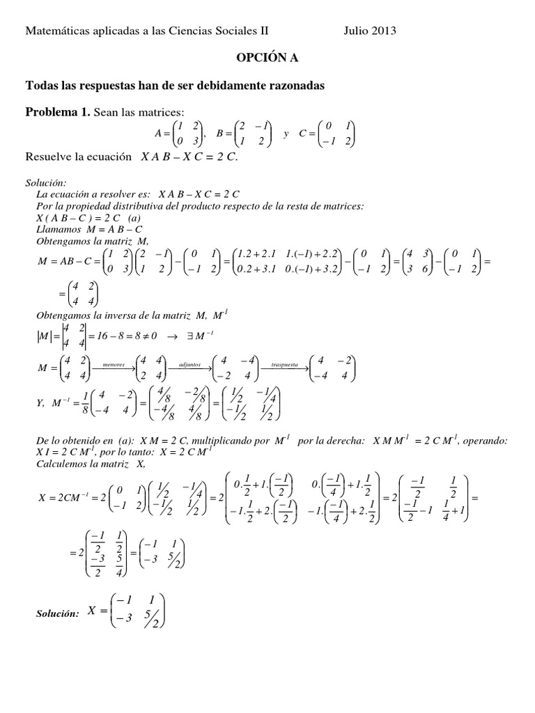 Matrices CS | PDF | Matriz (Matemáticas) | Funciones y mapeos