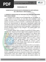 Apostila Psicologia e Fe