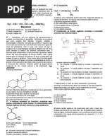 Lista Funções Oxigenadas