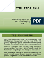 Psikometri 2018 DR. TENDRY