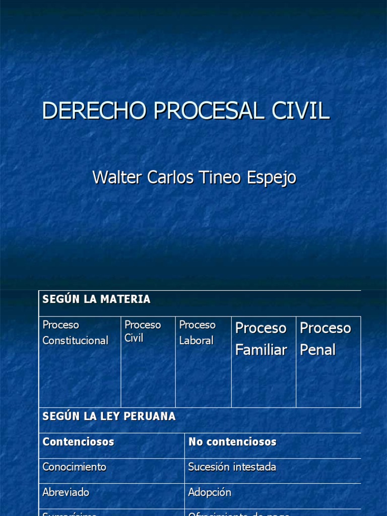 Etapas Del Proceso Civil