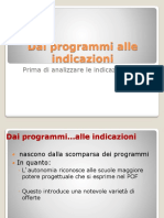 Dai Programmi Alle Indicazioni Parte 0