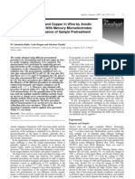 Determination of Lead and Copper in Wine by ASV-Sample Pretreatment Procedures