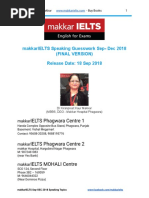 Download IELTS Makkar Speaking Sep to Dec 18 - Version 18 Sep by adham sabry SN390794896 doc pdf