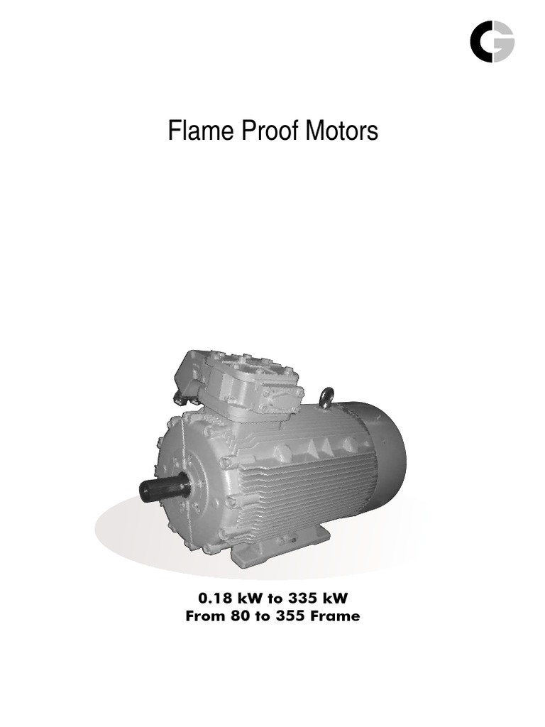 Crompton Greaves Flameproof Motors Catalogue PDF Mechanical