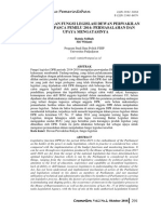 Pelaksanaan Fungsi Legislasi Dewan Perwakilan Raky PDF